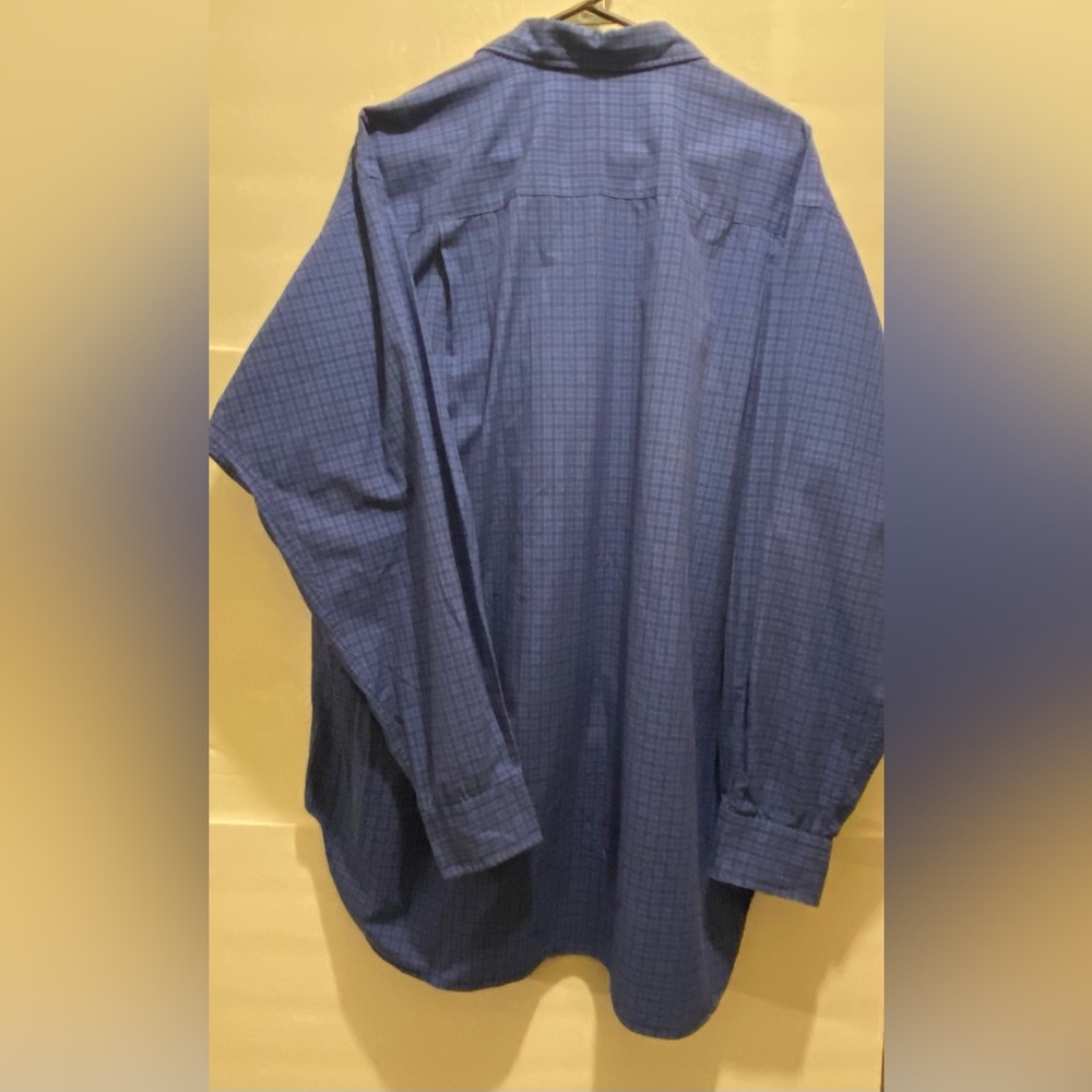 Coach Men's Blue Checkered Casual Shirt - Picture 13 of 13